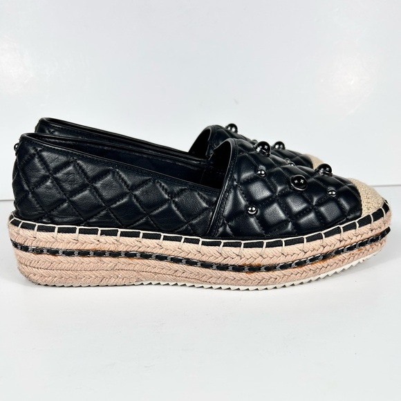 Karl Lagerfeld leather espadrilles, 11, NEW, platform, Elevated Streetwear - Picture 6 of 12